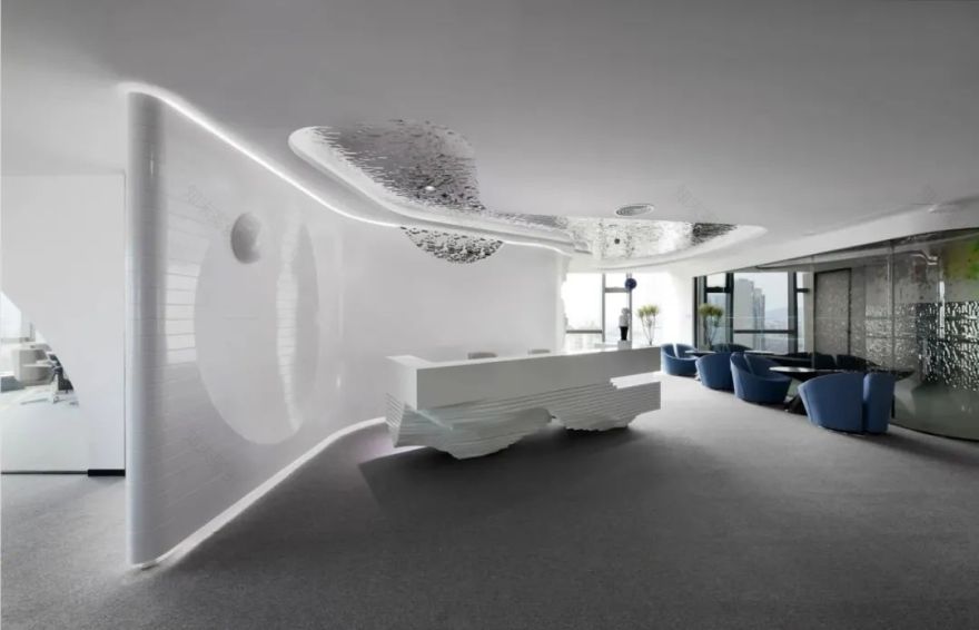 现代风格厦门指纹科技公司办公空间设计-70