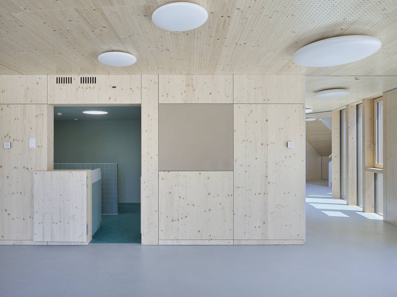 瑞士瑞纳斯幼儿园丨Atelier Pulver Architectes-46