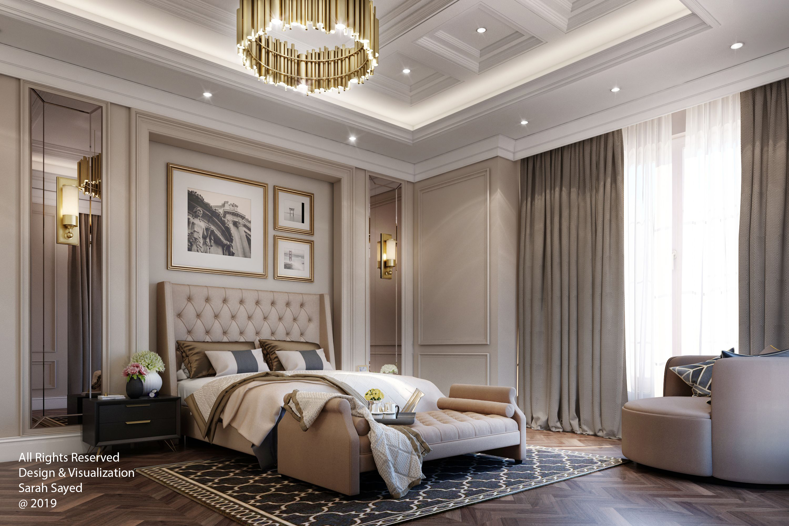 新古典主义卧室丨阿联酋丨Distance Studio Consultants-6