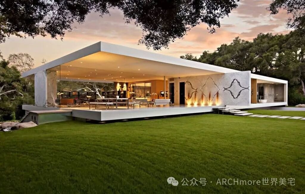 加州圣塔芭芭拉的极简别墅-0