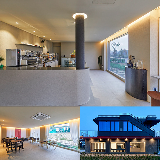 简约现代风 40 平咖啡厅，打造舒适空间-1