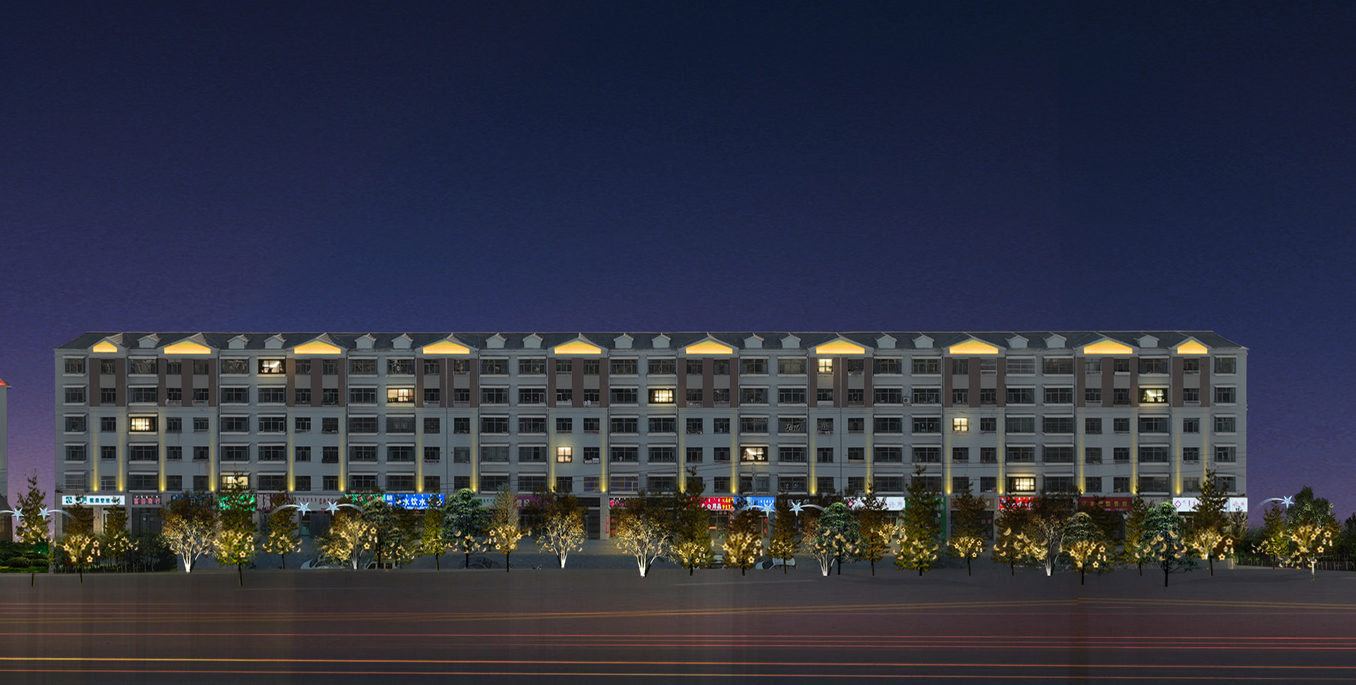 内蒙古乌拉特中旗夜景灯光亮化规划-34