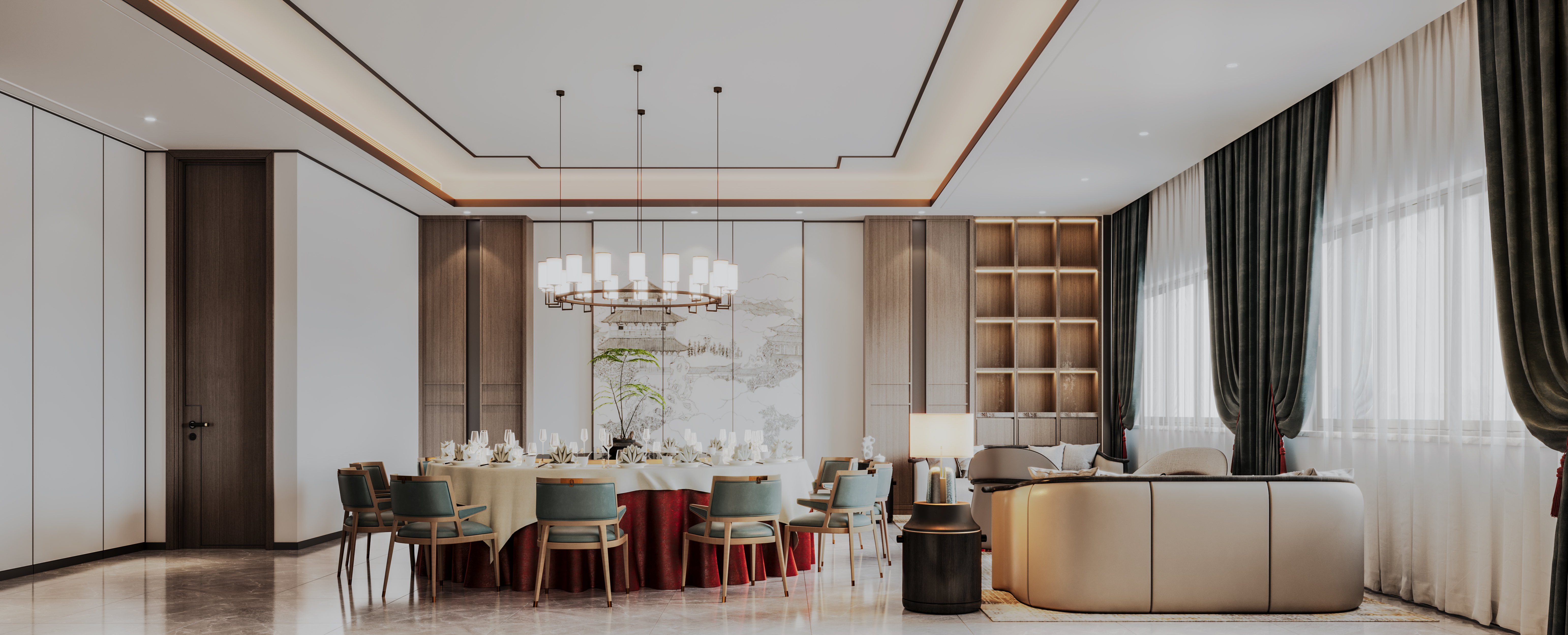 厂房顶层餐厅宴会-8