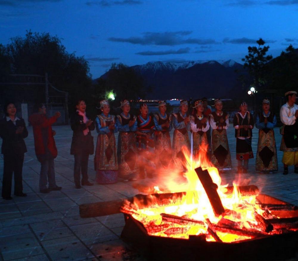 湖南湖北酒店别墅客栈装修 伏羲雾化壁炉篝火-4