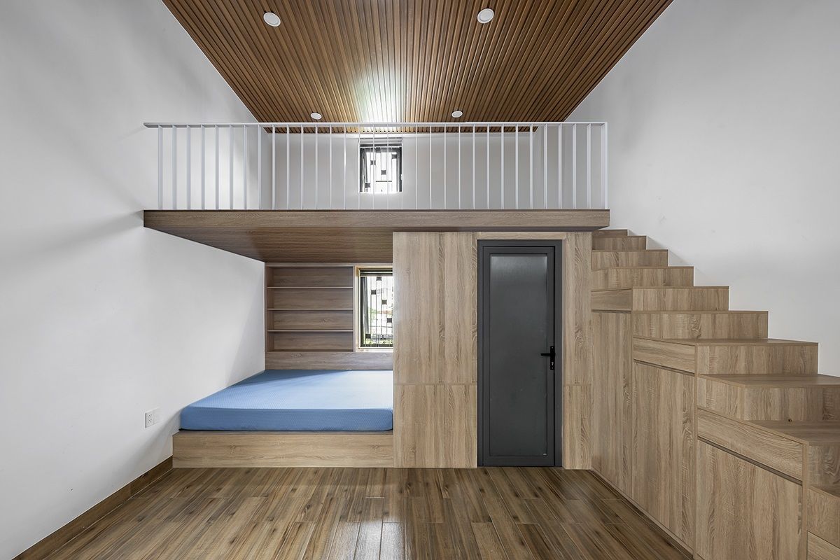 都市绿意家庭空间设计-23