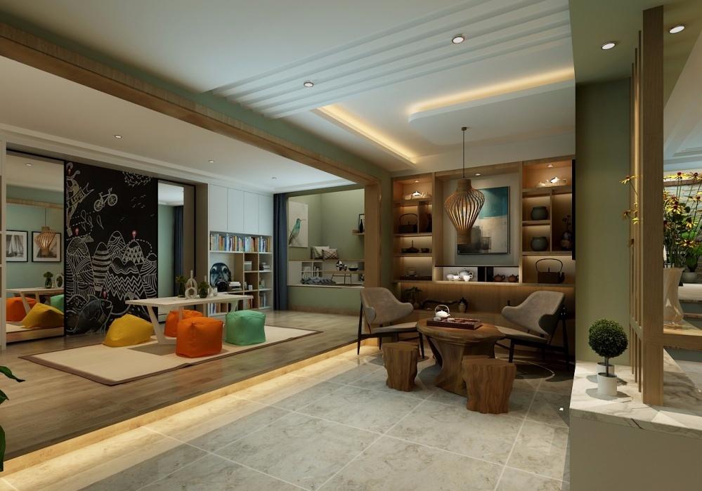 混搭风格跃层住宅设计-13