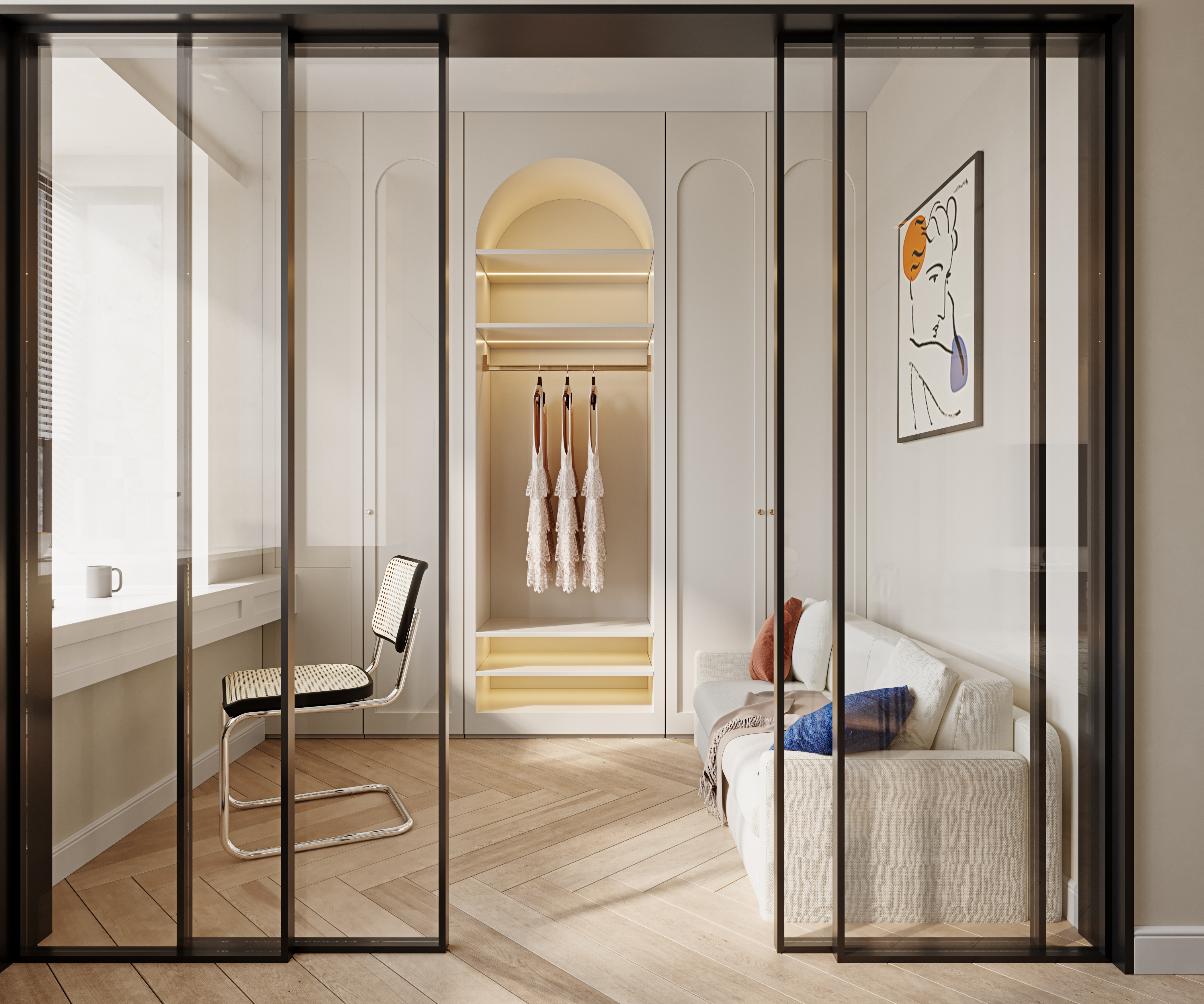 深圳如愿设计：法式奶油风，浪漫到极致的梦中情家！-9