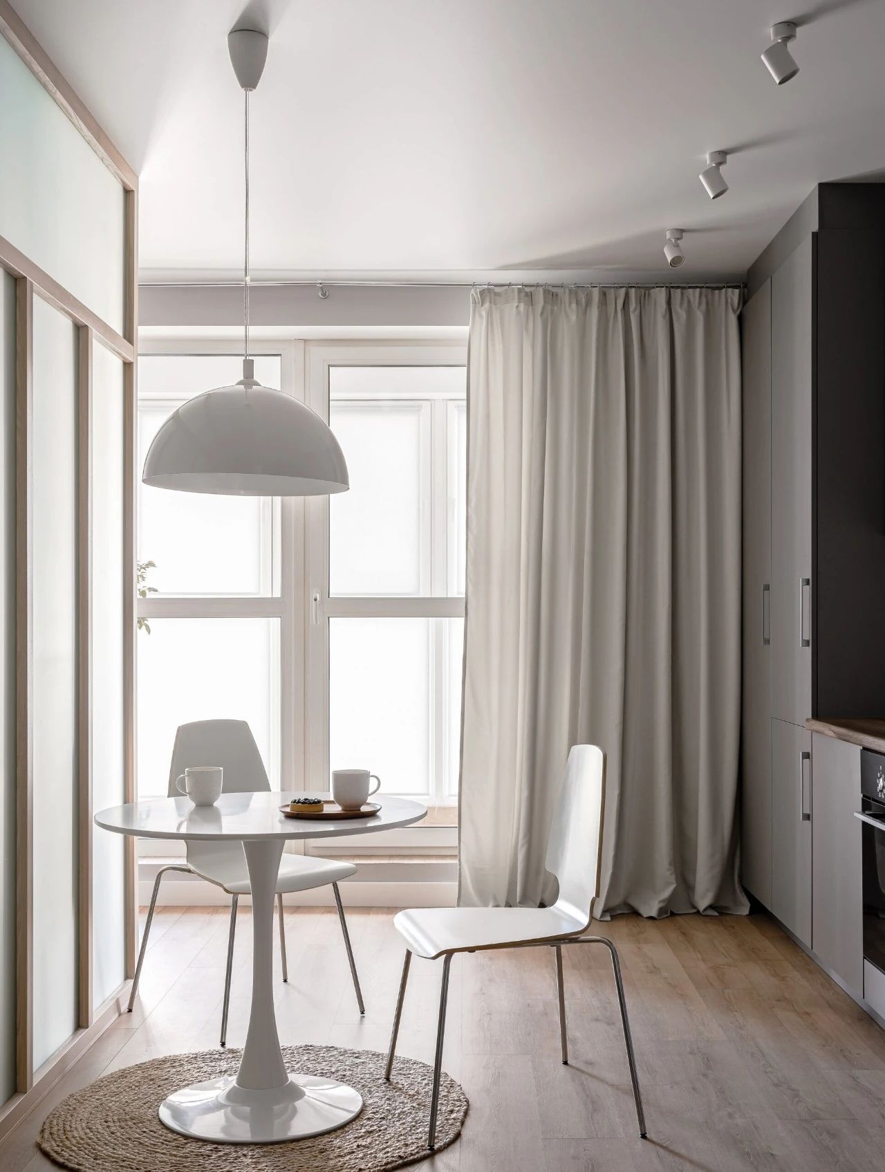 33㎡一居室设计丨Angelika Makarevich-0