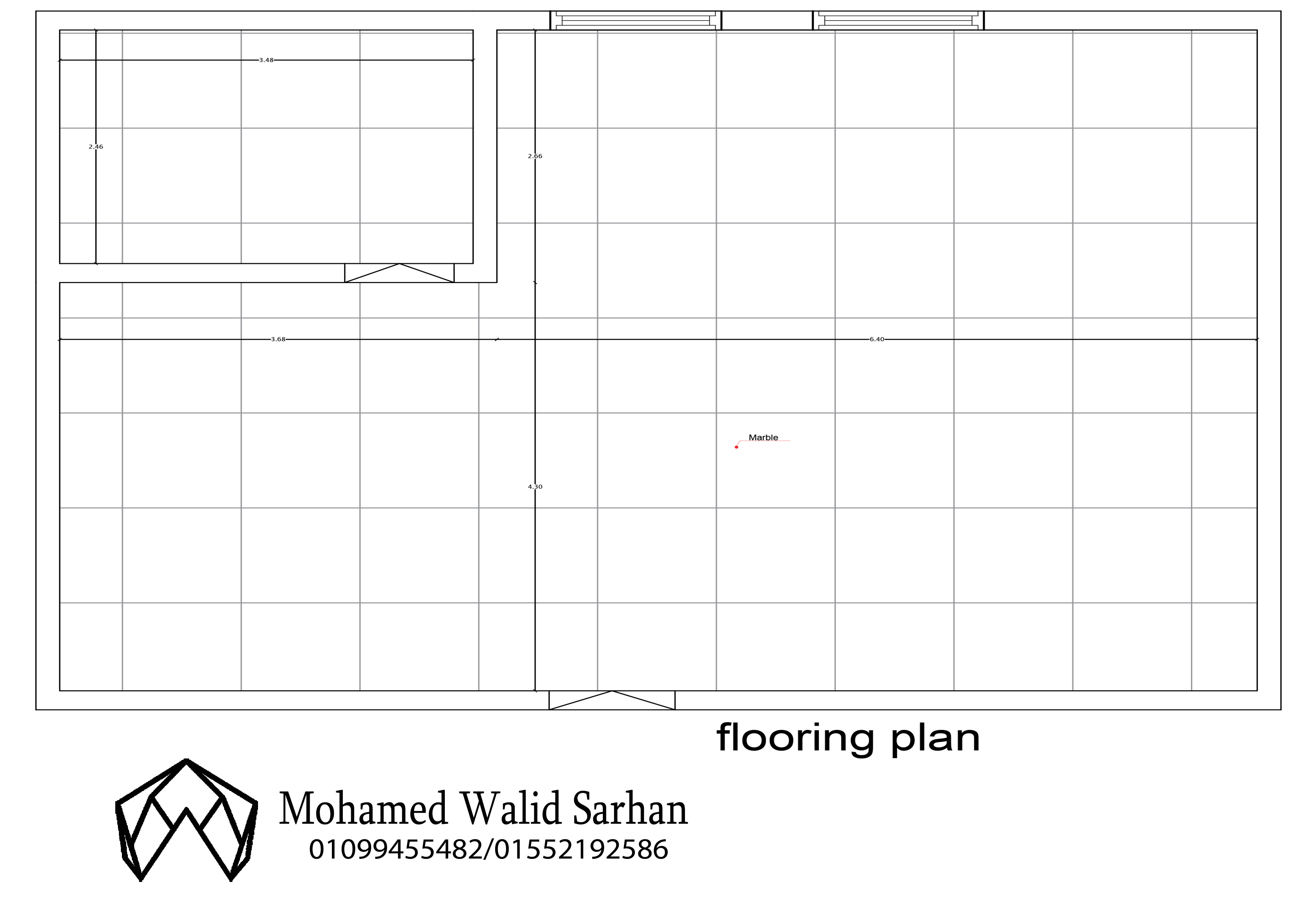 Shopdrawing for bedroom in Kuwait-6