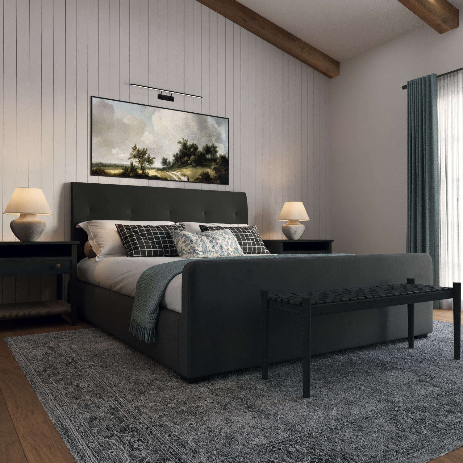 English Farm–Style Holiday Bedroom Design | UAE-8
