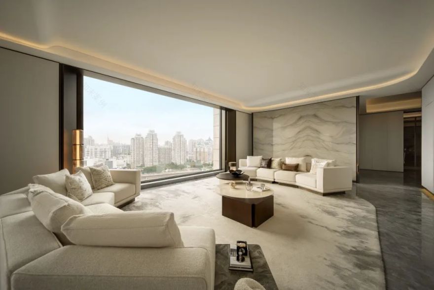 栋三尺设计|依山望江,空间中的精神秩序——现代奢居的仪式与尺度-46