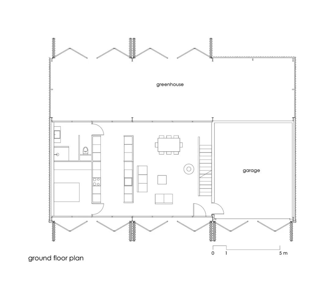 328m²钢构温室住宅-12