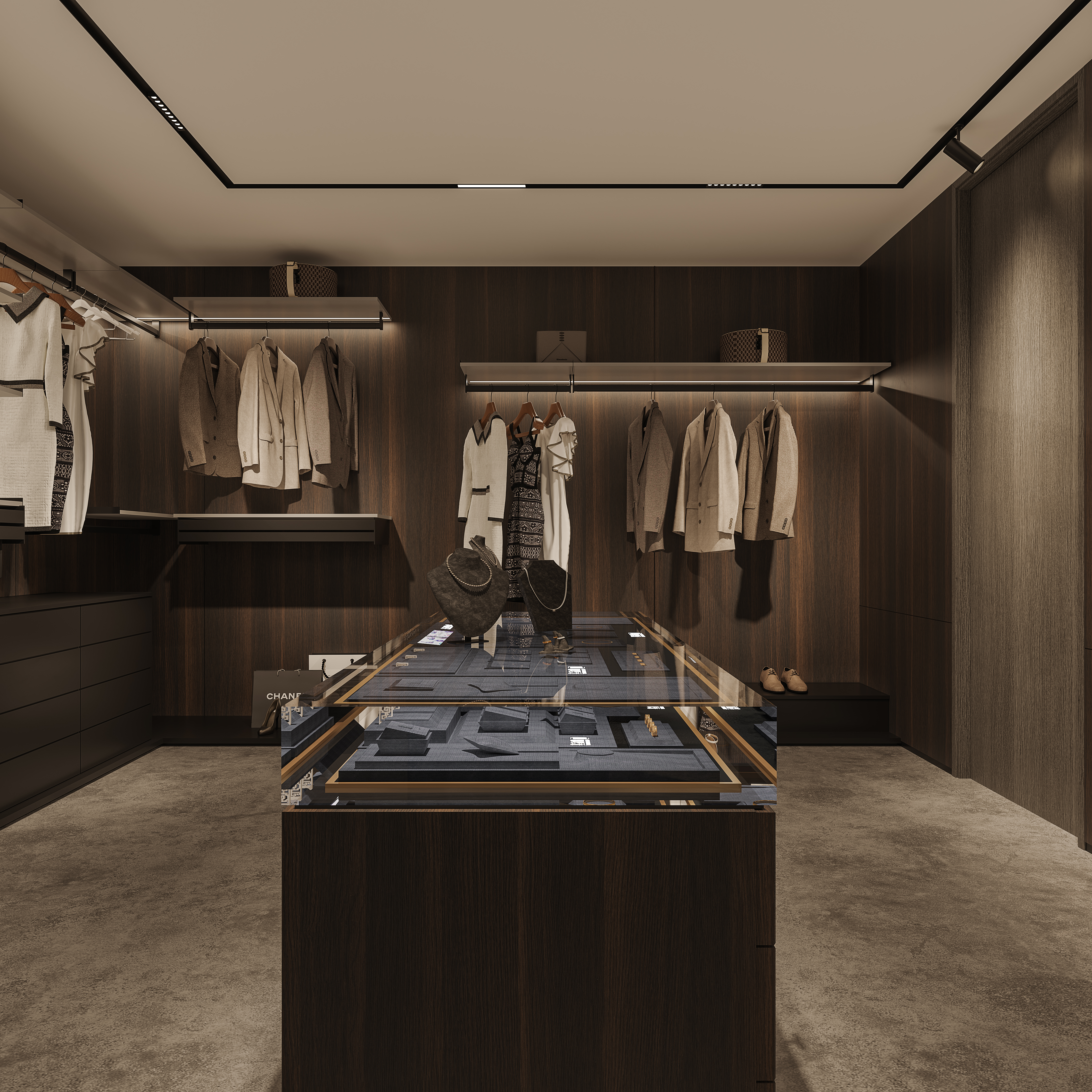 别墅室内客厅、卧室现代设计-15