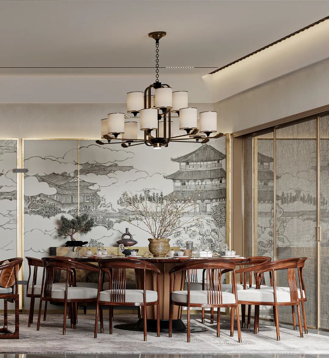 265㎡新中式私宅丨中国包头丨阿迪-31