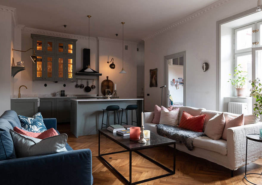 独特的斯堪的纳维亚风格公寓设计-9