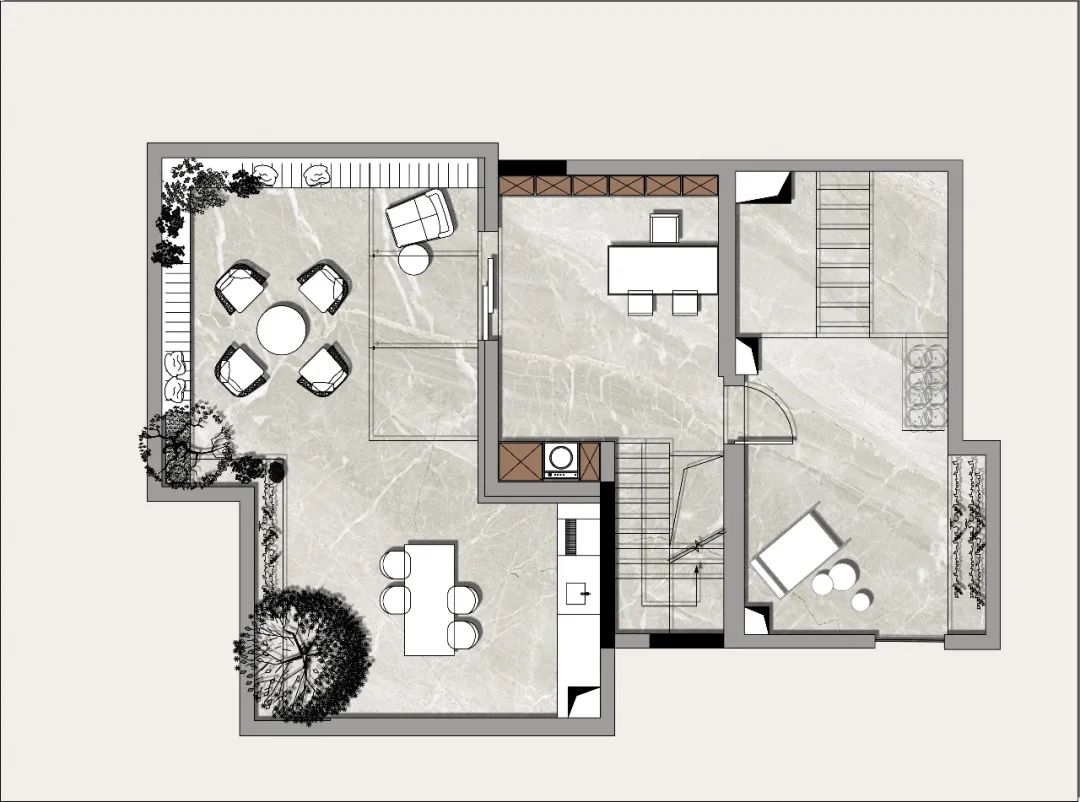 现代韵律中的素雅时光 · 荣泽公馆复式设计丨刘迅茹-43