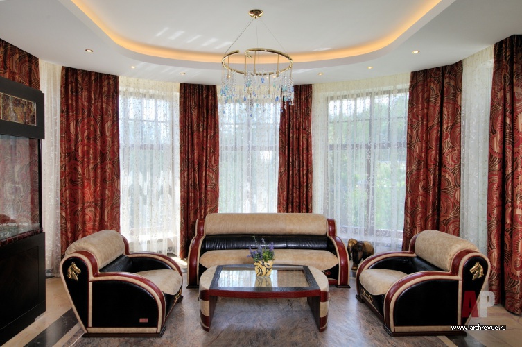 郊区法式复古风住宅室内设计丨Болдырева Екатерина-13