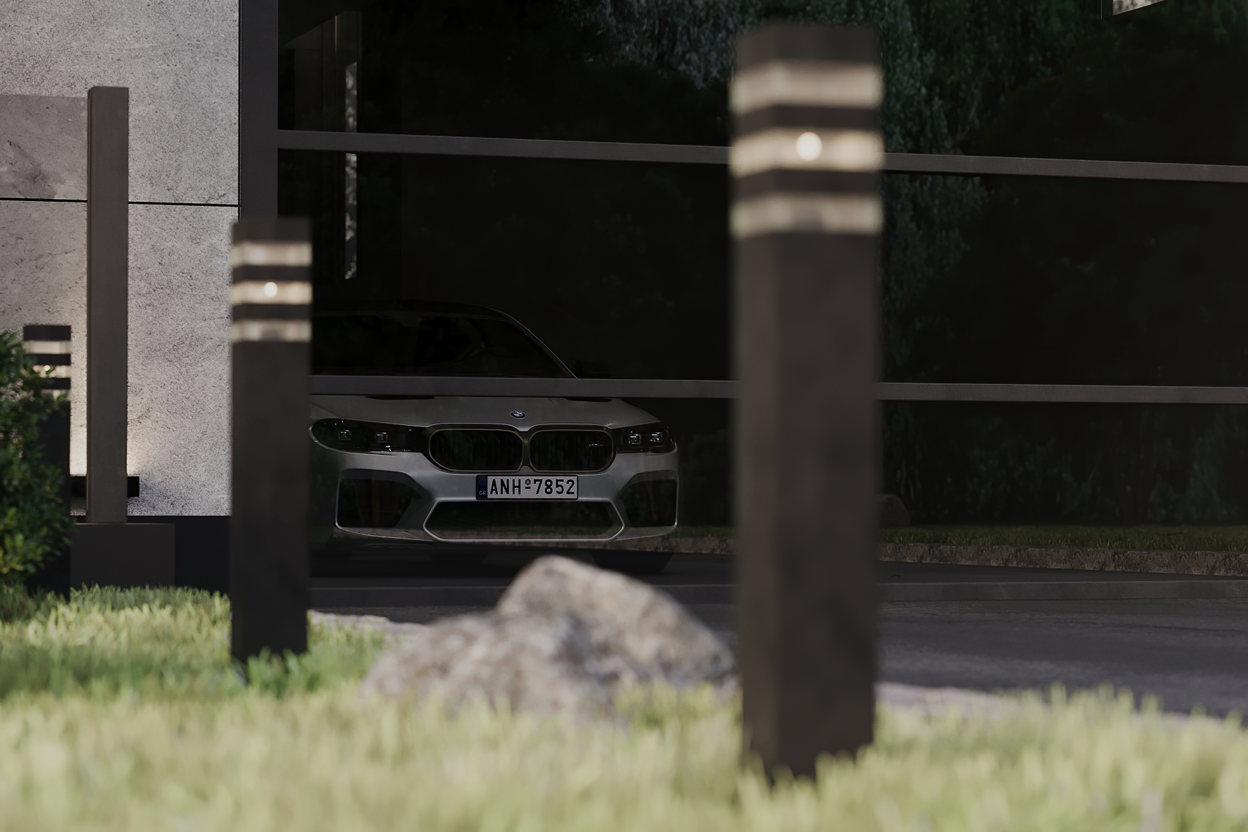 现代郊区小屋-3