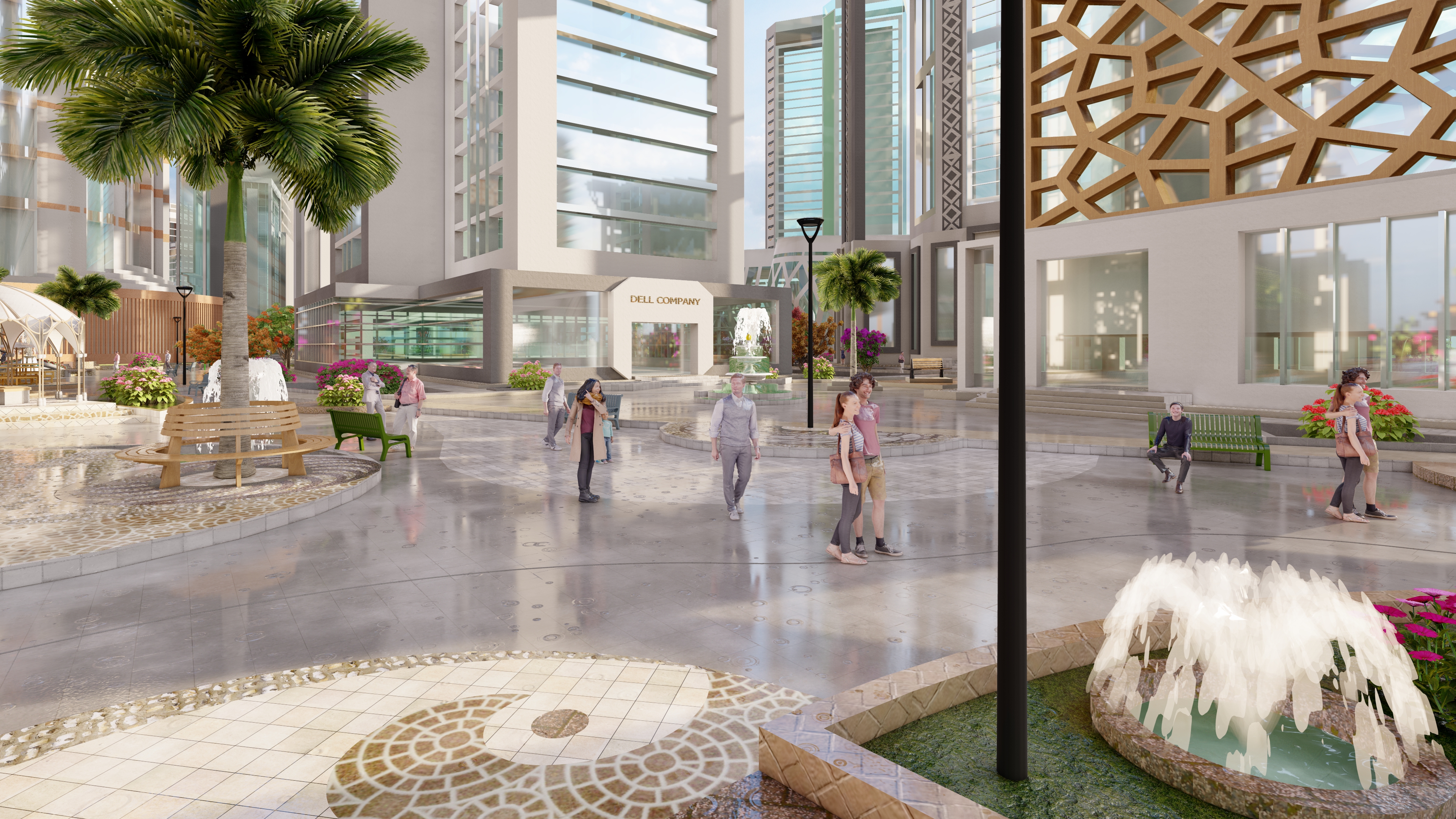 مشروع تصميم منطقة حضرية-8