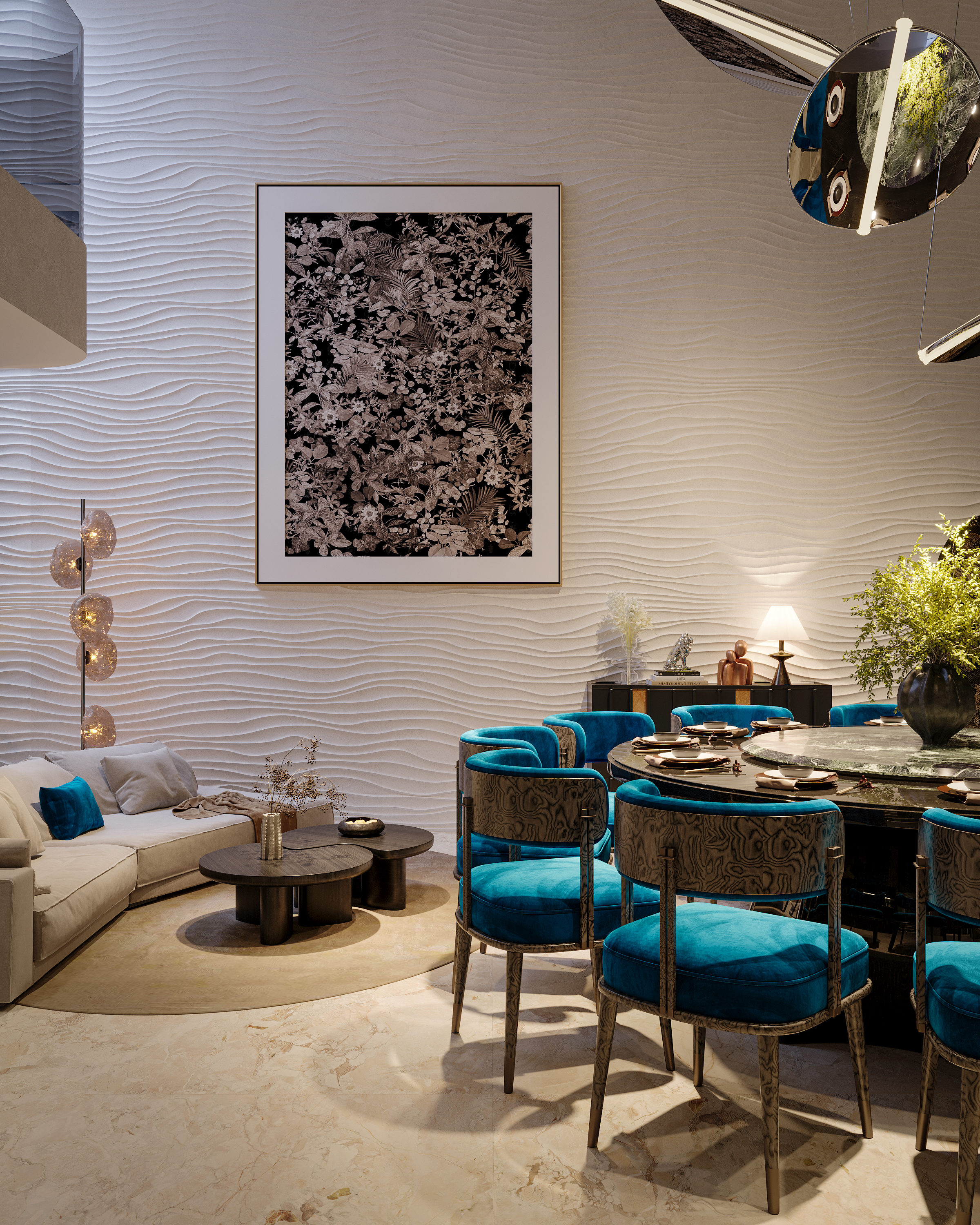 老钱风私宅丨设计师吴君艳,渲染师XL-24