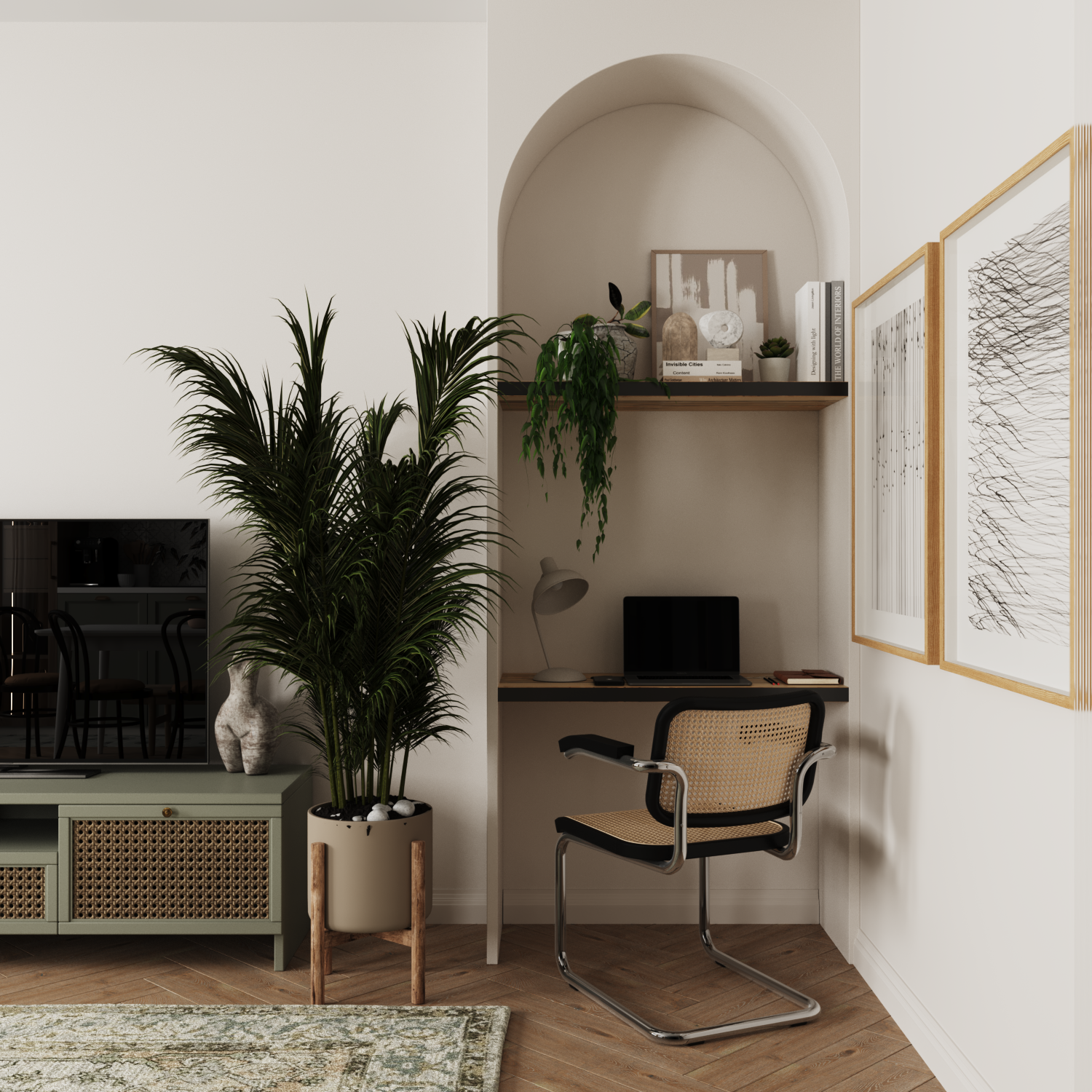 Дизайн трехкомнатной квартиры в минске-10