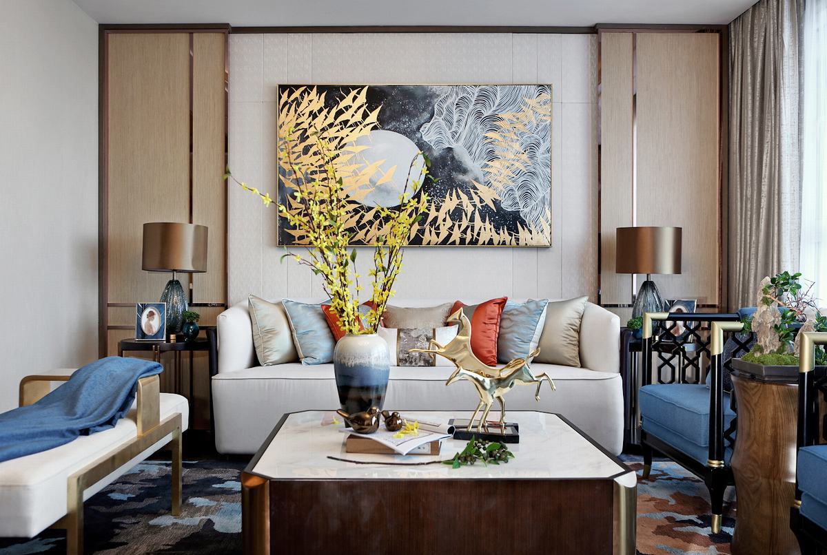 新中式风格大户型装修设计 | 传统与现代的完美融合-14