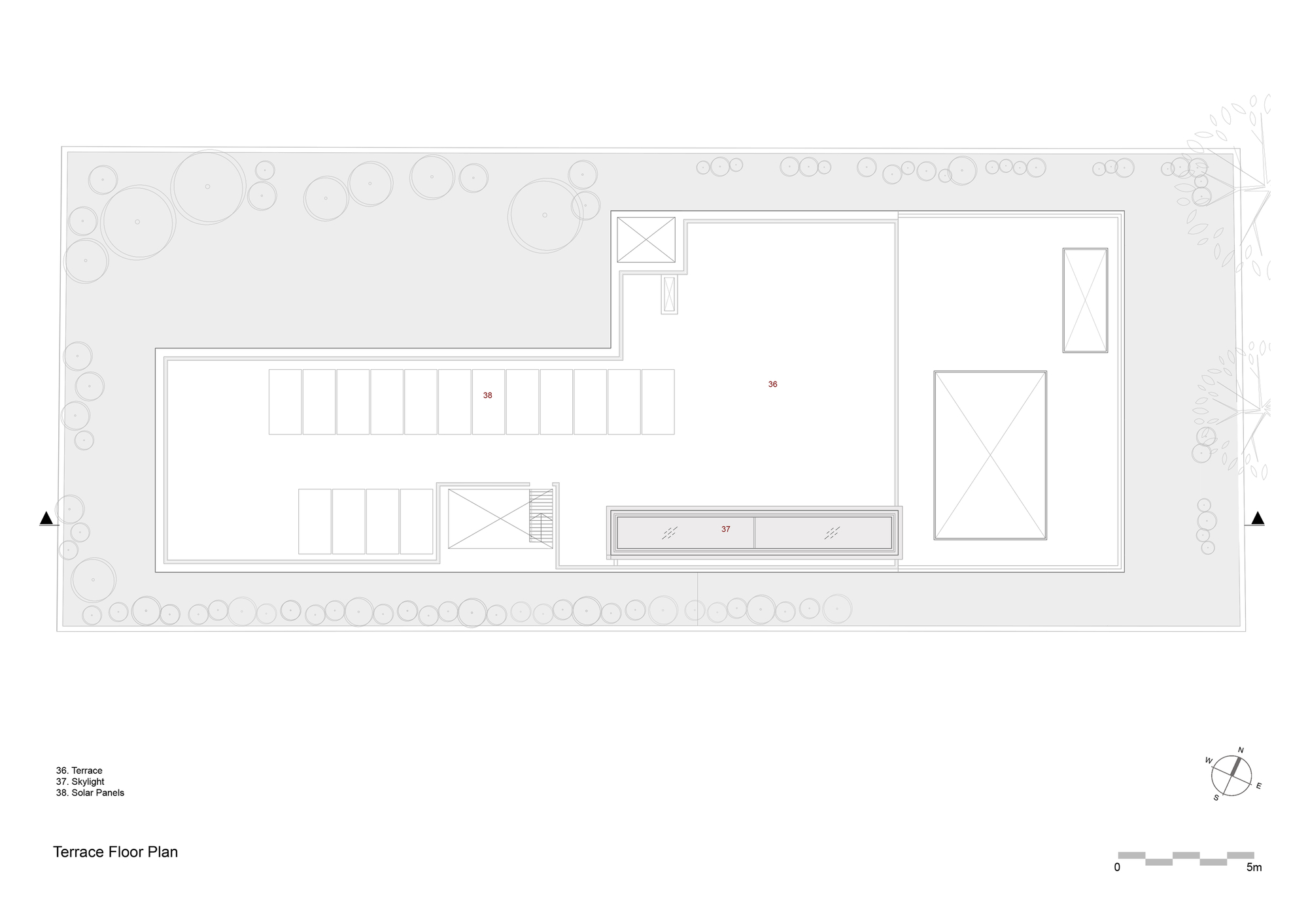 百叶窗屋;百叶窗住宅(具体可根据实际语境确定更准确的译法,此处Louvered常见意思为有百叶窗的,House为房屋、住宅等意思) 丨印度丨andblack design studio-63