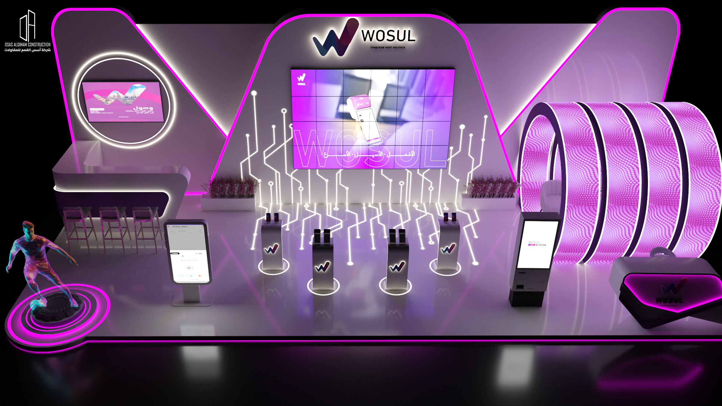 Wosul booth at 24 Fintech expo Riyadh Saudi Arabia-2