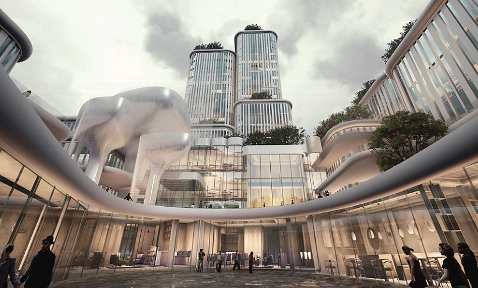 黄岩立体山水城市综合体丨千城建筑-27