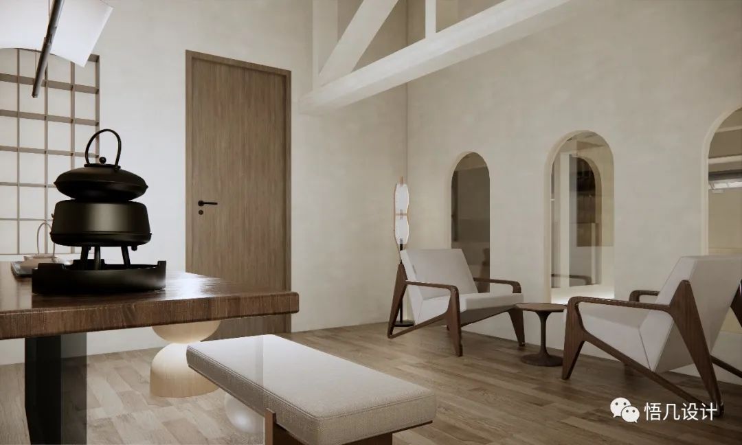 渼树 SPA · 微水泥侘寂美学的完美演绎丨中国武汉丨悟几设计-20