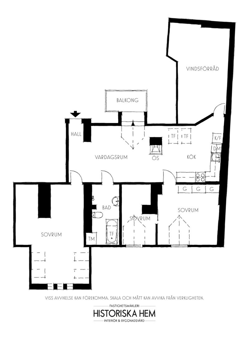 斯德哥尔摩明亮乡间风阁楼公寓-19