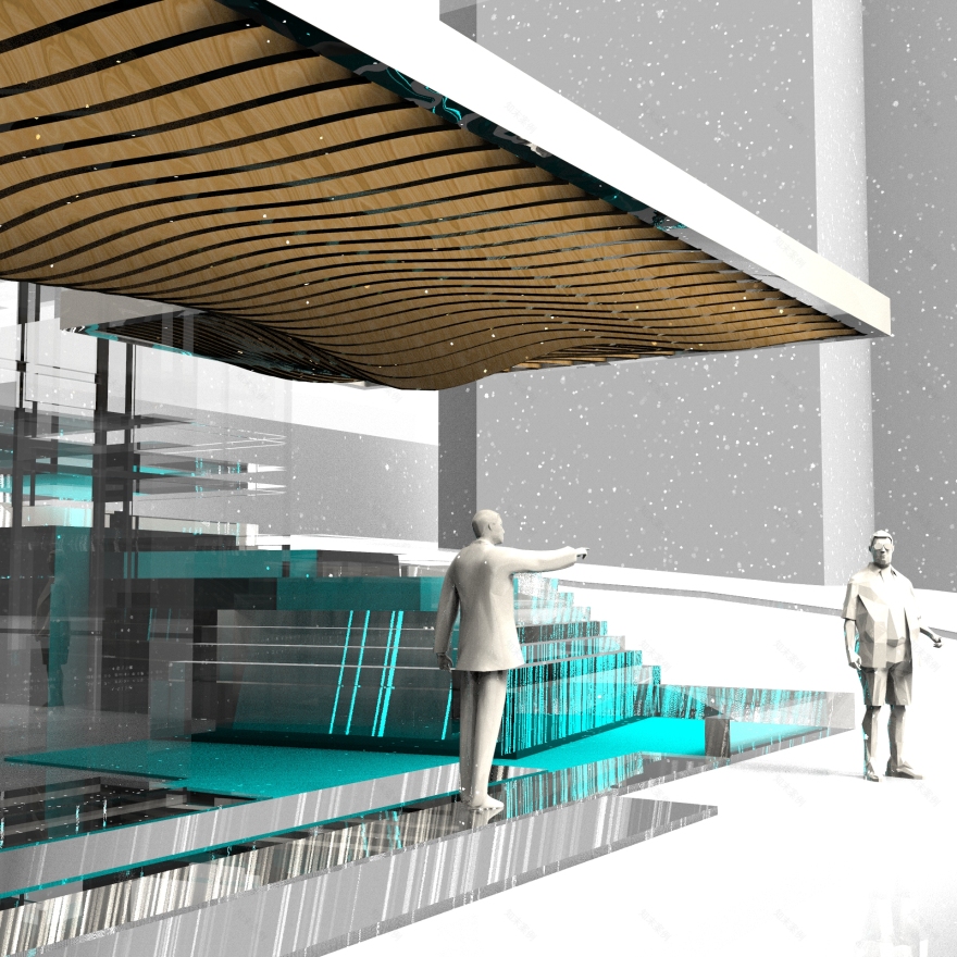 Davie & Nicola Residential Tower Entranceway Canopy Design in Westend Vancouver, Canada | C O C-17