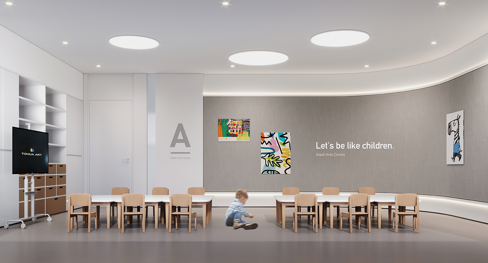 童画美术教育机构丨中国宁波丨魔戏空间设计,ABDdesign-43