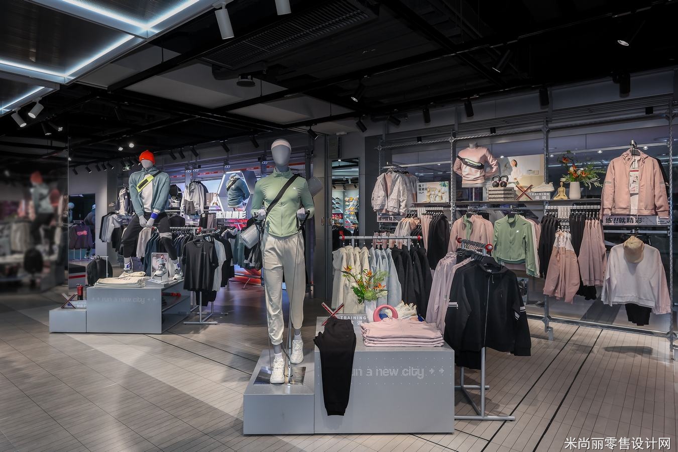 特步“领跑”形象概念店：品牌跑步文化与零售店铺的融合设计领跑者 - 米尚丽零售设计网 MISUNLY- 美好品牌店铺空间发现者-8