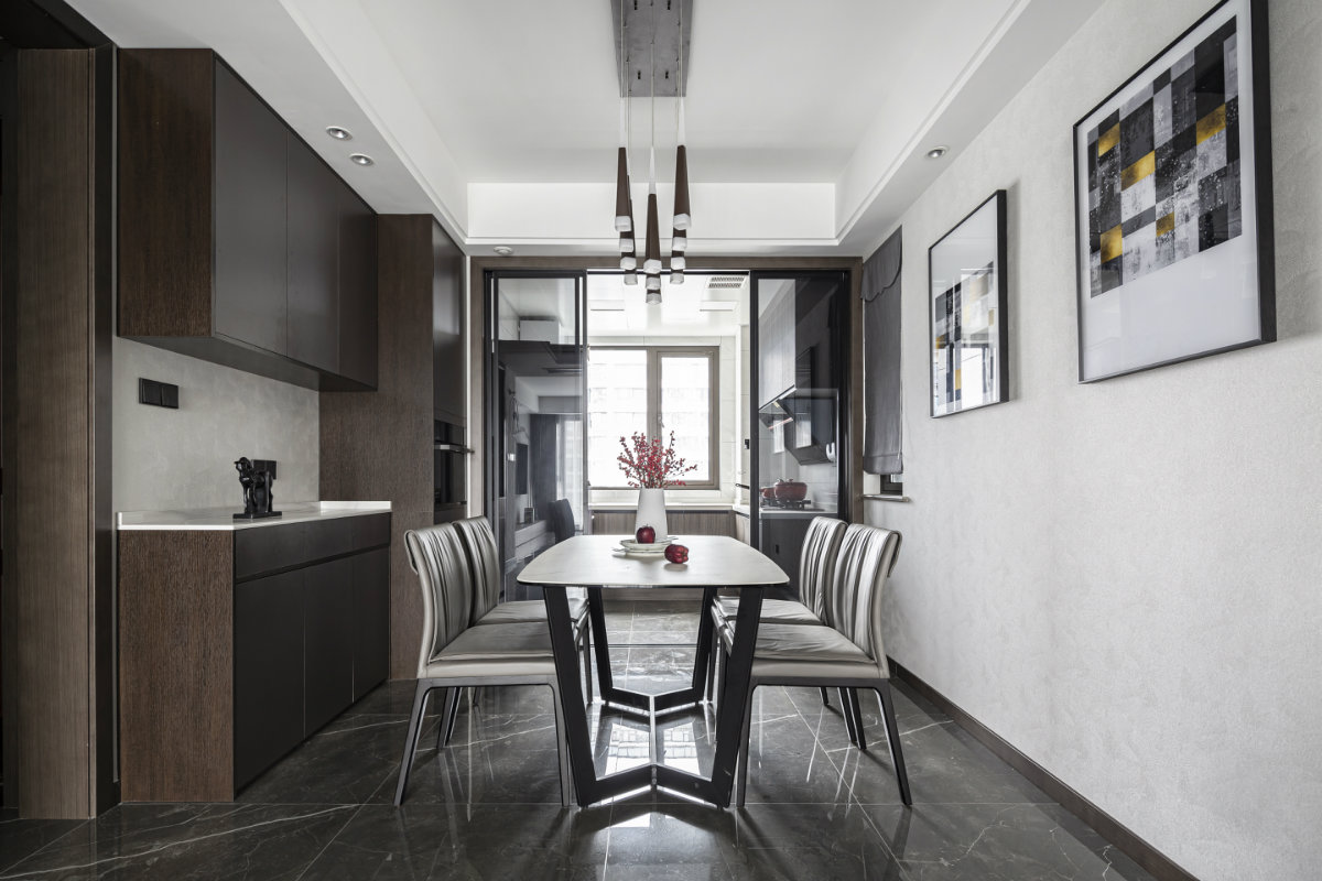 牟佳琪的现代简约姚江湾平层设计-13