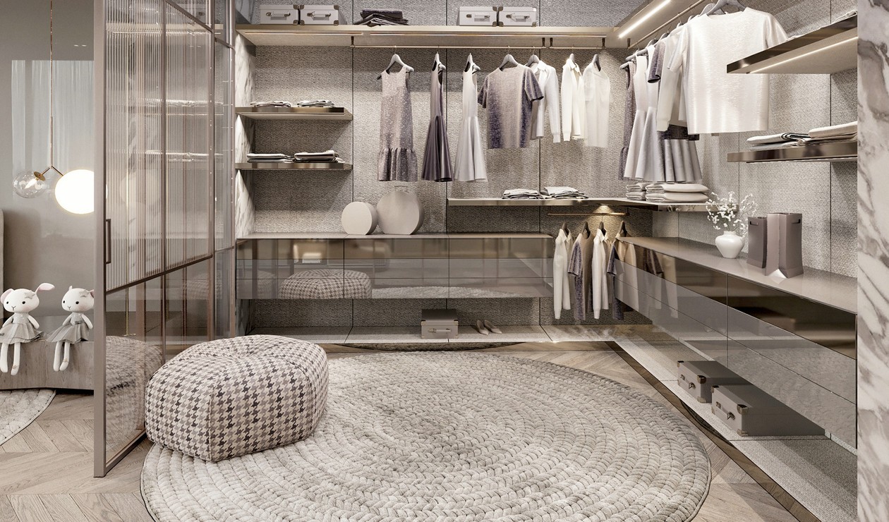 金属与大理石 打造出精致奢华的住宅-21