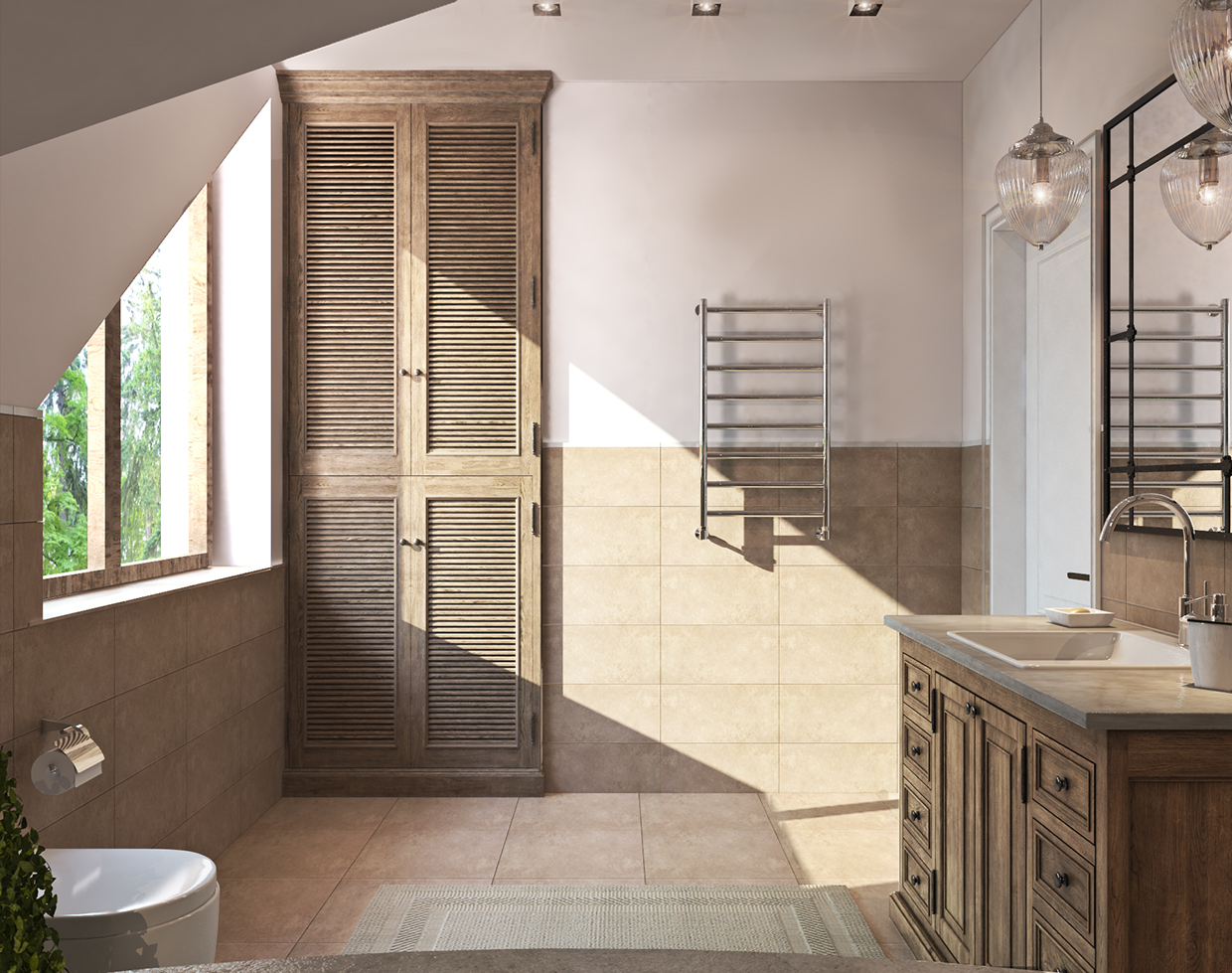 小工作室公寓的简约木质风格装饰设计-23