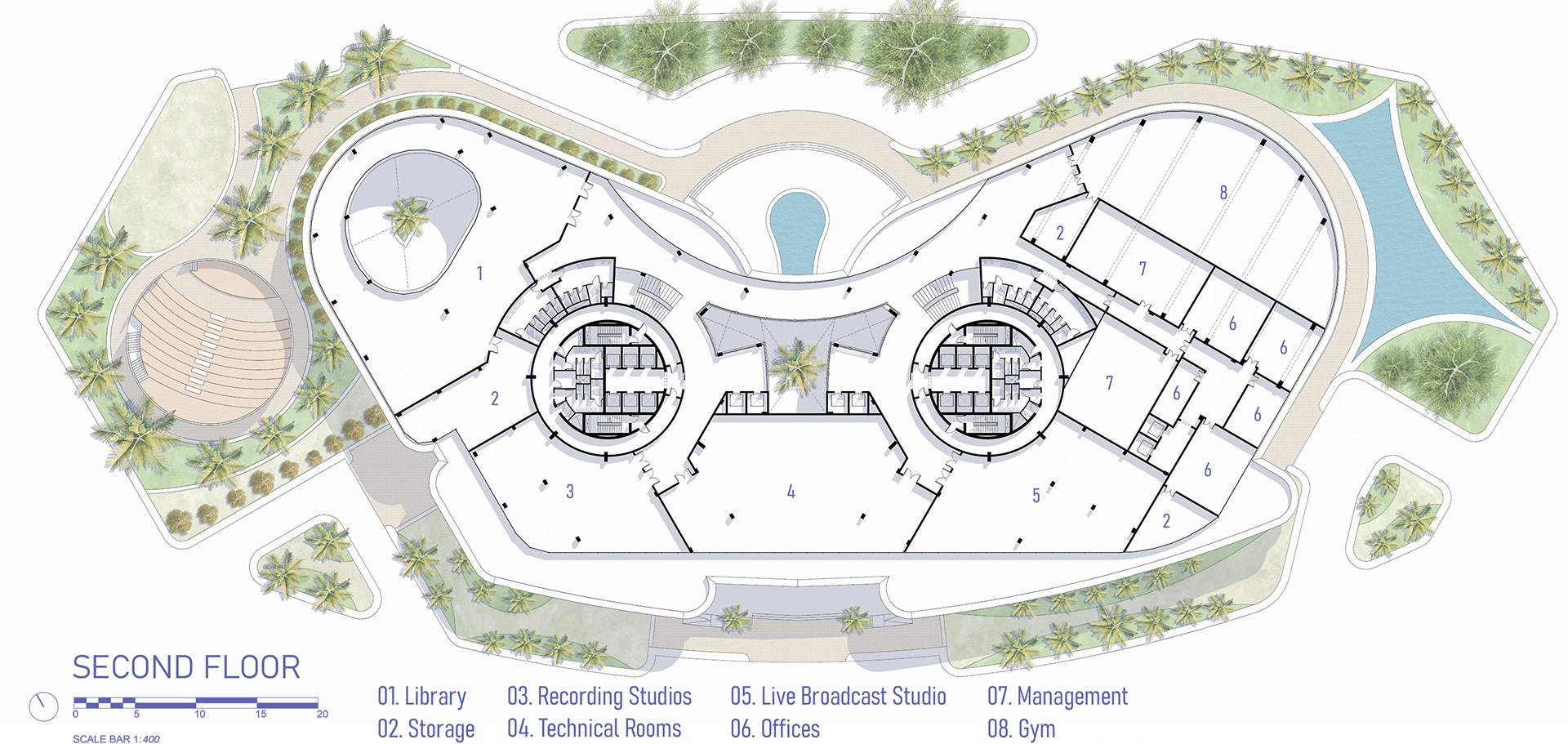 新行政首都广播电视塔建筑设计丨赫勒万大学美术学院建筑系-13