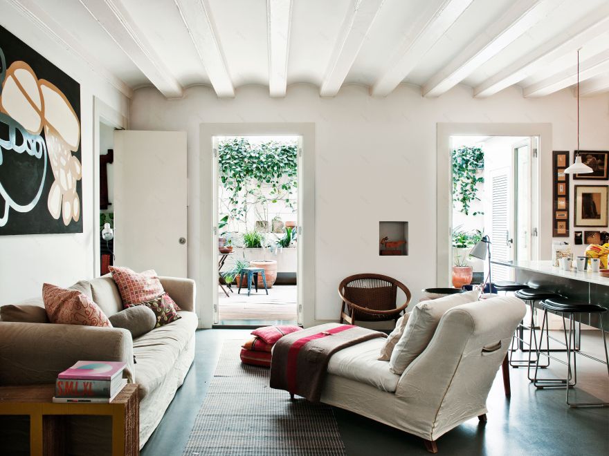 巴塞罗那古堡区优雅公寓 | 绿意盎然的宁静空间-0