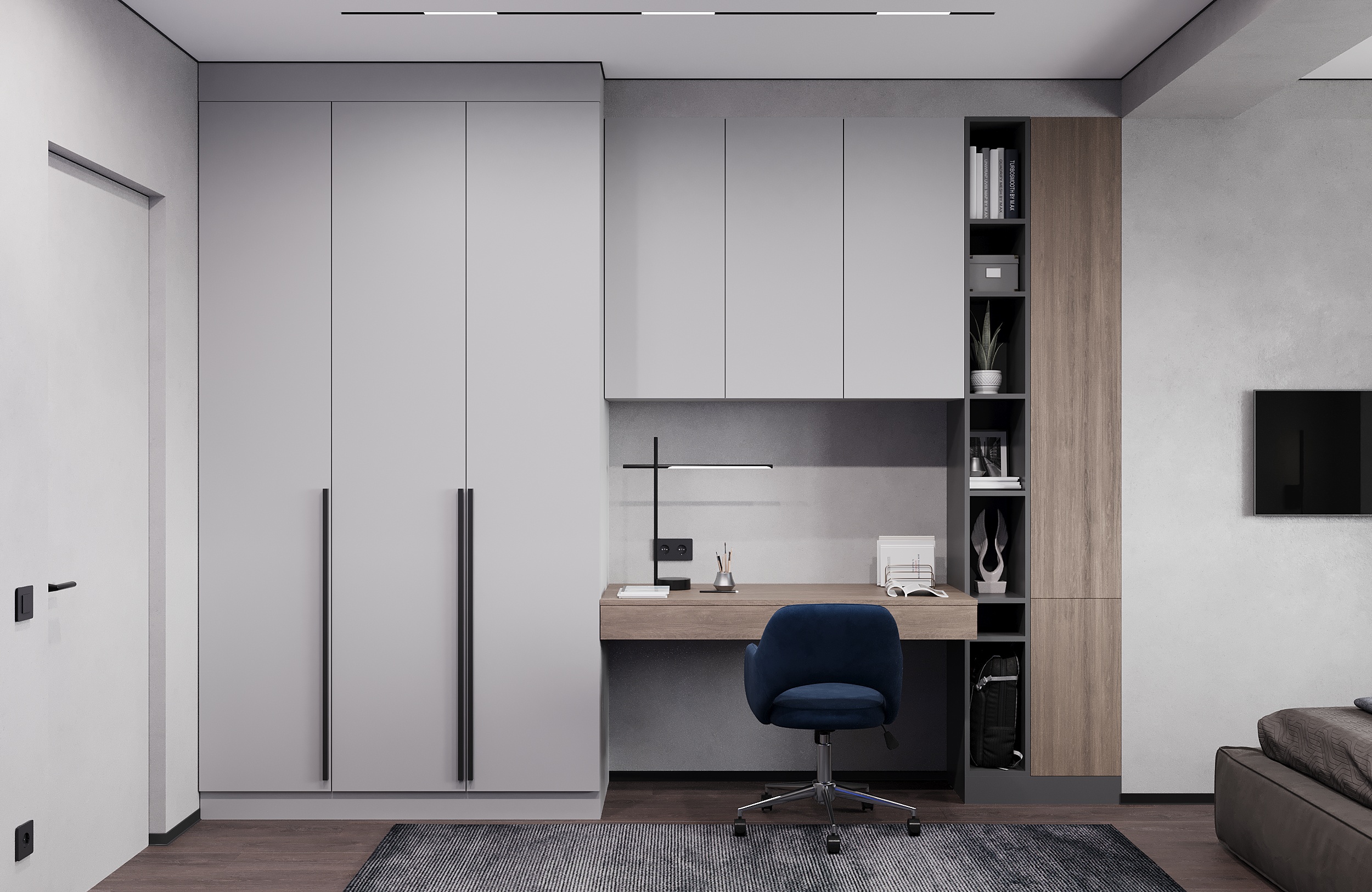 Boy’s Gamer Bedroom | Modern Kids Room Design-3