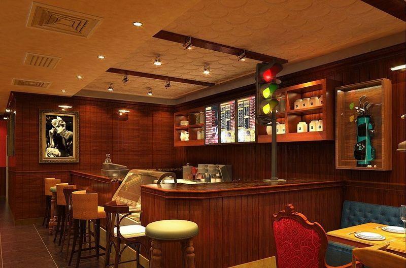 成都美式复古西餐厅设计,高雅时尚浪漫-12