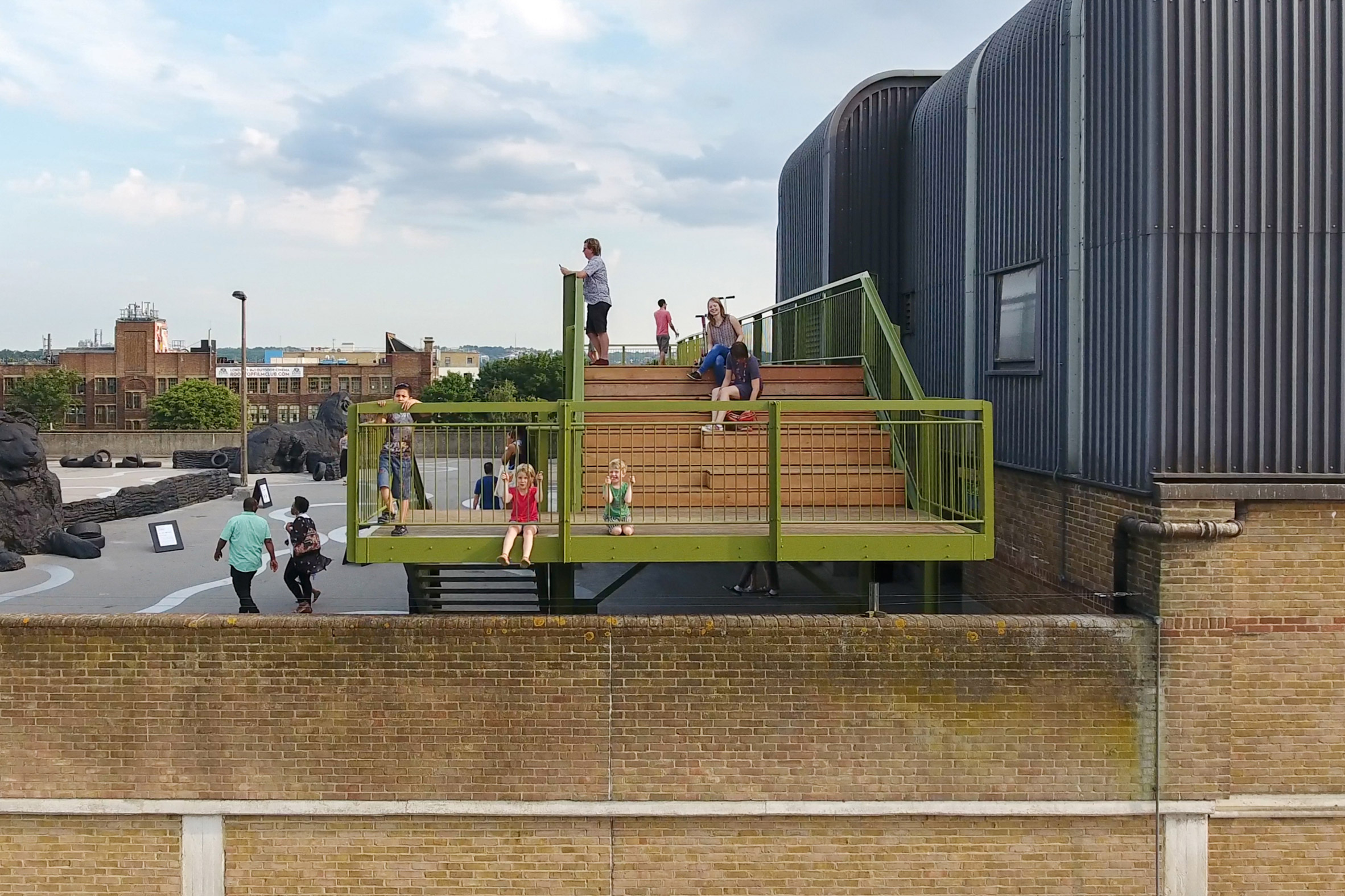 Cooke Fawcett's rooftop observatory frames views from Peckham car park-11