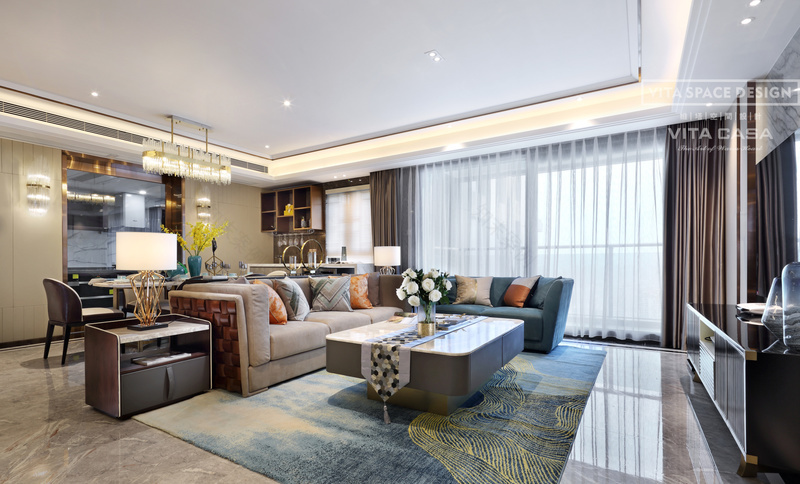 深圳宝安壹方玖誉178平私宅,现代轻奢风演绎精致生活-17