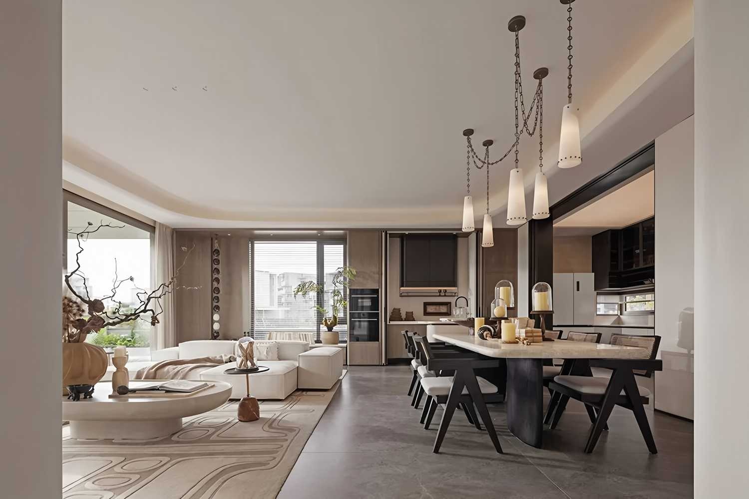 海口万华江东麓岛云溪岛二期上叠别墅样板间丨中国海口丨深圳市盘石室内设计有限公司-10