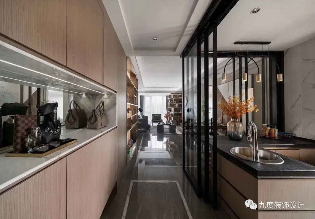 现代意式装点生活之美——中南南充原山名邸样板间设计-9