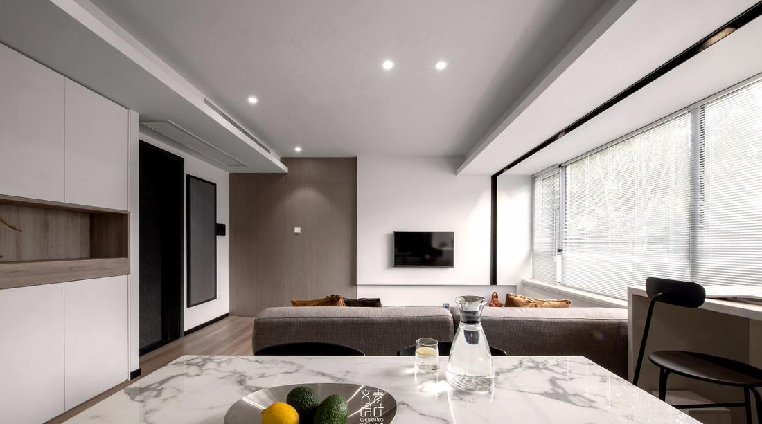杭州雍泽府 89㎡空间设计,开阔视野与多功能性的完美结合-8