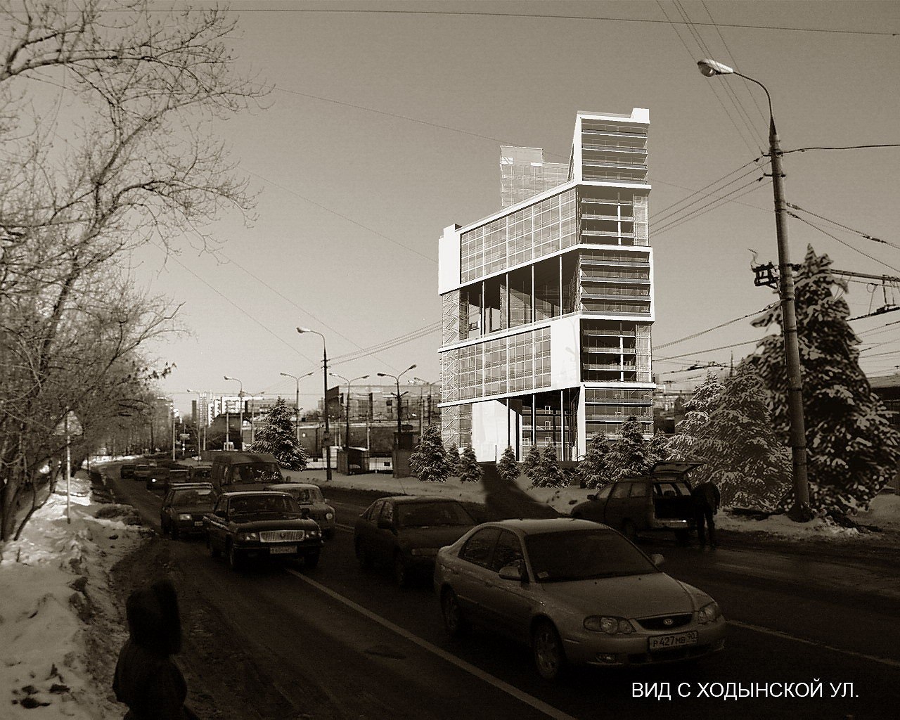 莫斯科 1 号 Zemelny pereulok 办公室和酒店建筑设计-8