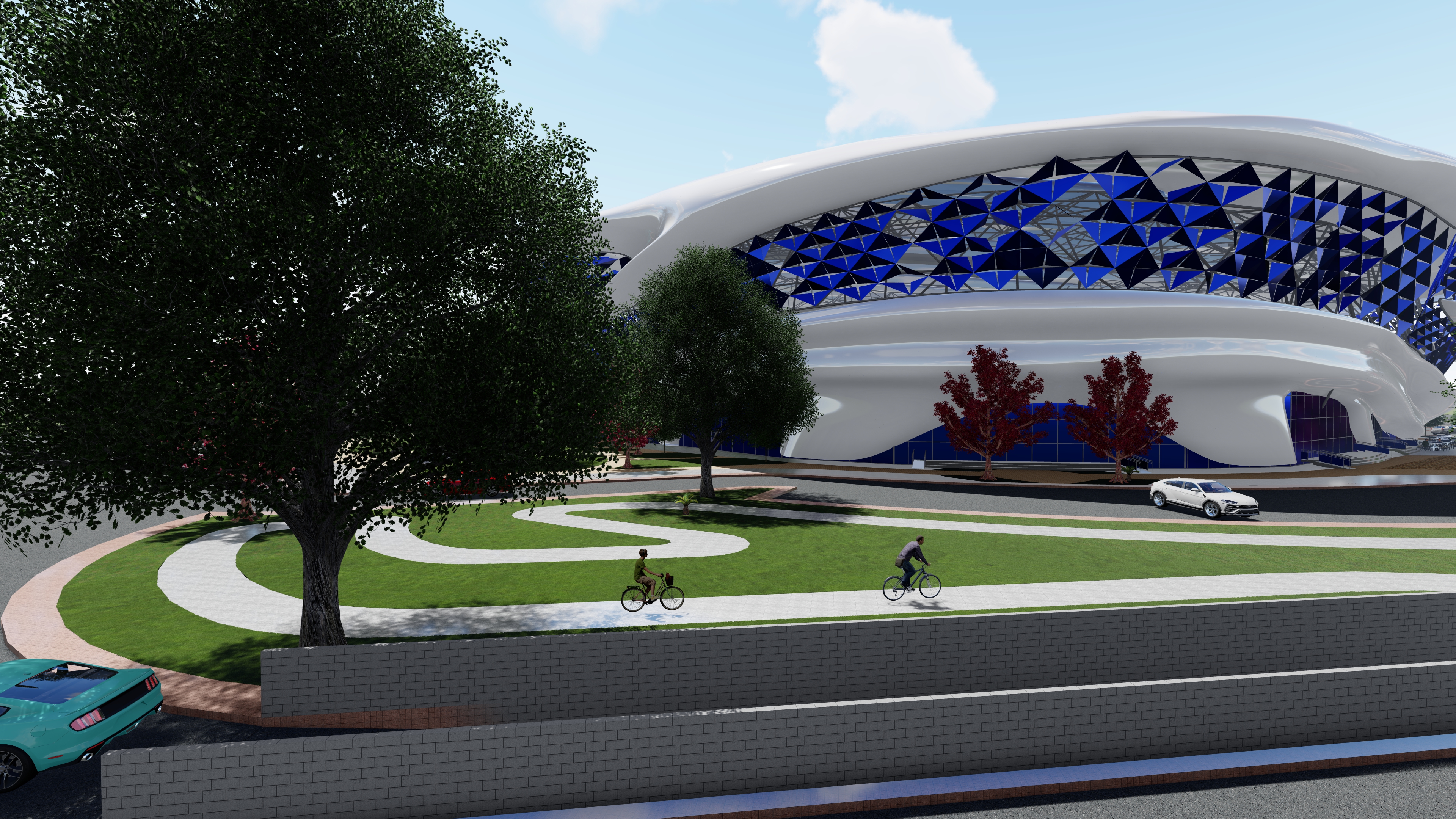 竞技场体育馆丨埃及丨Ain Shams University 建筑系-21