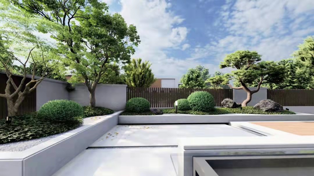 室外花园效果图-5