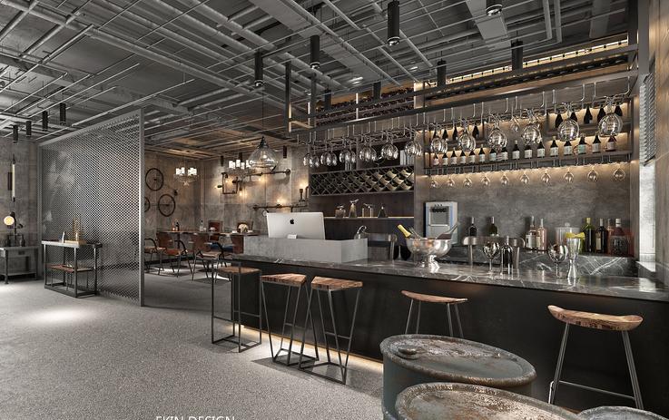 
冯易进设计作品——澳门麟轩红酒会所。 -4